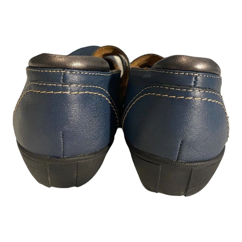 TAOS Women's Blue Leather Mary Jane Shoes Size 9 - Picture 7 of 11